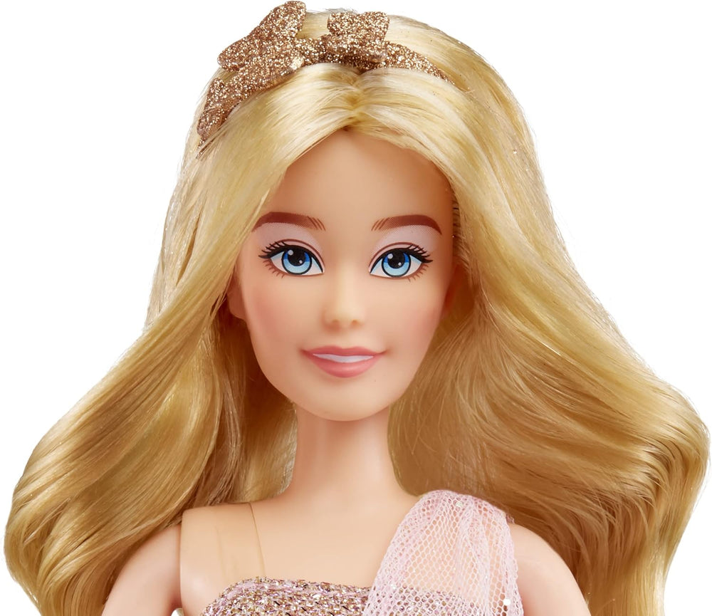 MGA's Dream Ella Let's Celebrate Puppe - ARIA - 29 cm grosse Blonde Party Modepuppe - Rosa & Gold Glitter Konfettischmetterlinge - 5 Accessoires - Pour les petits et les enfants à partir de 4 ans