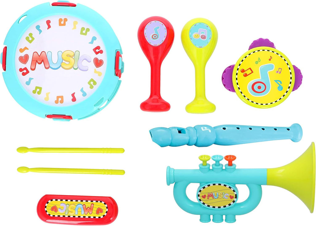 Let's Play- Set de instrumente pentru abilități motorii globale, multicolor Jucarii Bebe Naty Shop