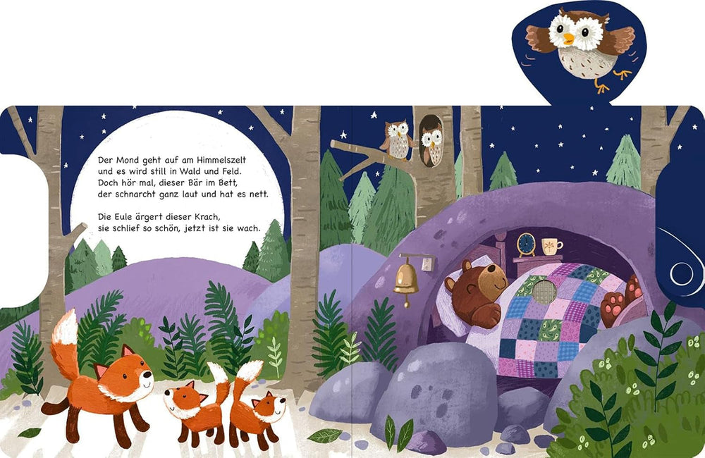 Shoo, shoo, maintenant tu dors aussi ! : Slider et 11 sons | Un livre innovant avec des sons coulissants pour les petits de plus de 18 mois Bebe Naty Shop Toys