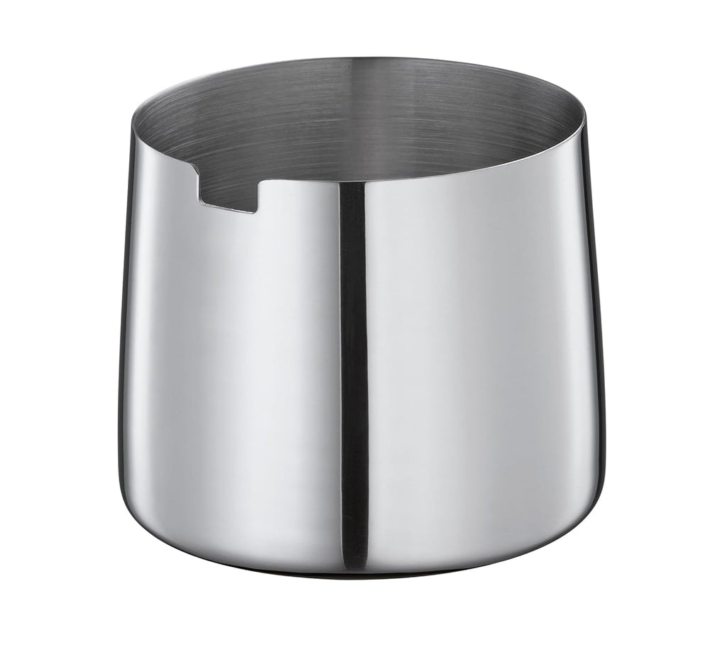 Cilio DELIZIA Dent et tasse de lait | Service à café | Tasse et récipient à lait en acier inoxydable | Empilable | Avec cuillère | Portions 250 ml de lait et 220 g de sucre