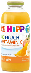 Hipp Boissons bio aux jus de fruits +, multifruits à la vitamine C, pack de 6 (6 x 0,5 L) Mère et Enfant Naty Shop 6 x 500 ml Multifruit