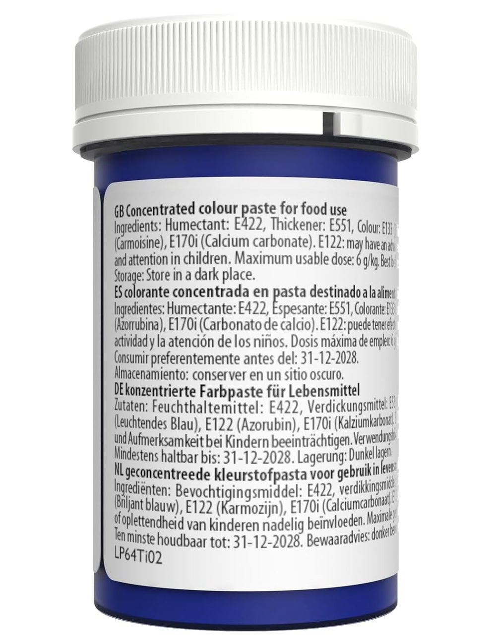 Sugarflair Colorant Alimentaire Pastel pour Pâtes, Bleu Cloche, Colorant Alimentaire pour Pâtes, Fondant et Massepain, Couleurs Concentrées Spectrales - 25g