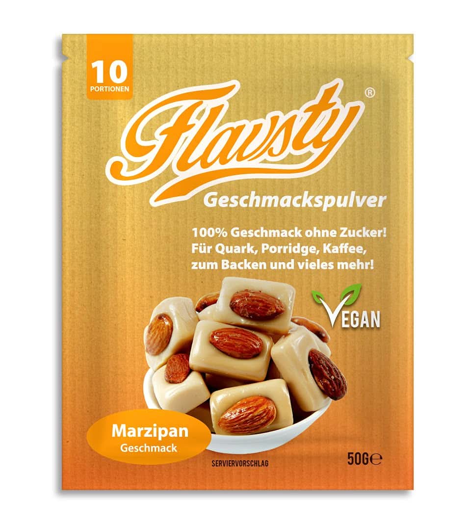 Flavsty® Saveur Poudre Massepain, sachet de 50 grammes (10 portions) Saveurs Naty Shop Massepain