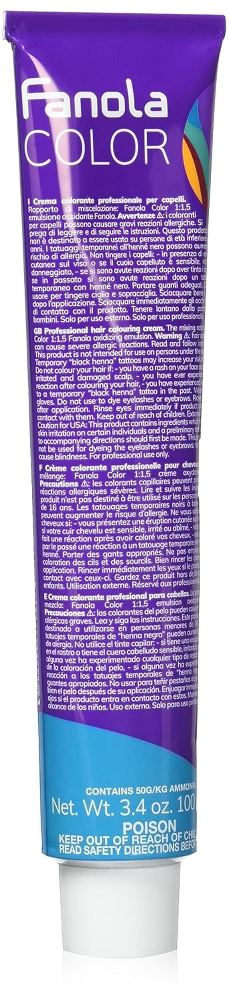 Fanola crema colore Crème colorante 7.0 Blond, 100 ml Teinture capillaire Naty Shop 11.2 Super Blond