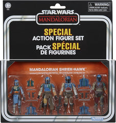 Star Wars Vintage Collection Mandalorian Shriek-Hawk, Pack de 4 Mandalorian, échelle 9,5 cm figurines Naty Shop