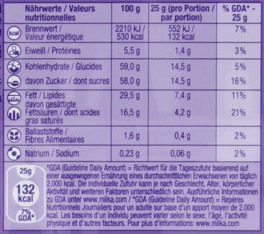 & Daim 1 x 100g I Chocolat au lait alpin I Aux morceaux de caramel et amandes I Chocolat au lait 100% alpin I Tablette de chocolat au Daim (Pack de 4)