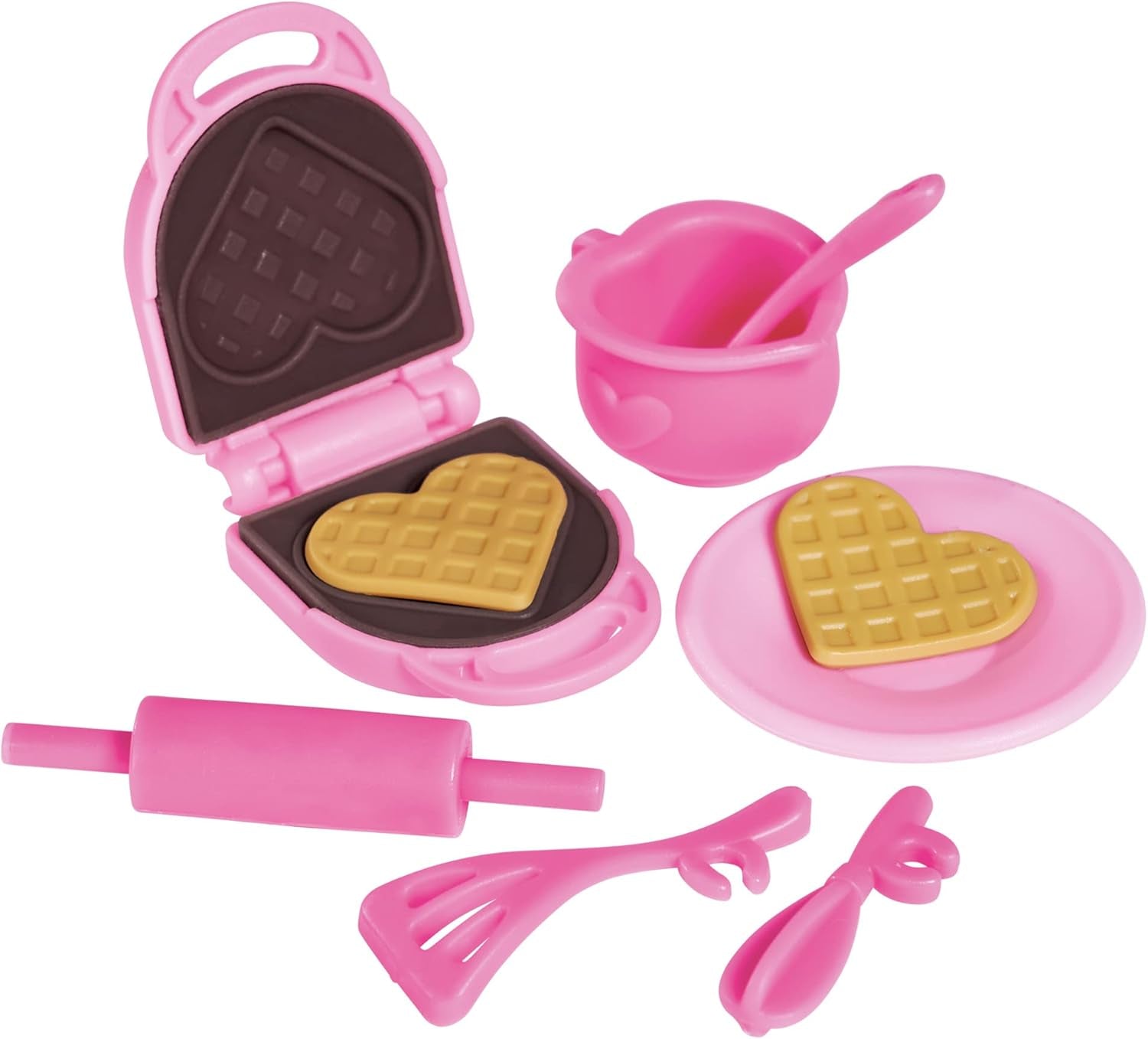 Simba 105733564 - Steffi Love Waffle, poupée à l'arrière avec gaufres, mini poupée 12 cm, à partir de 3 ans