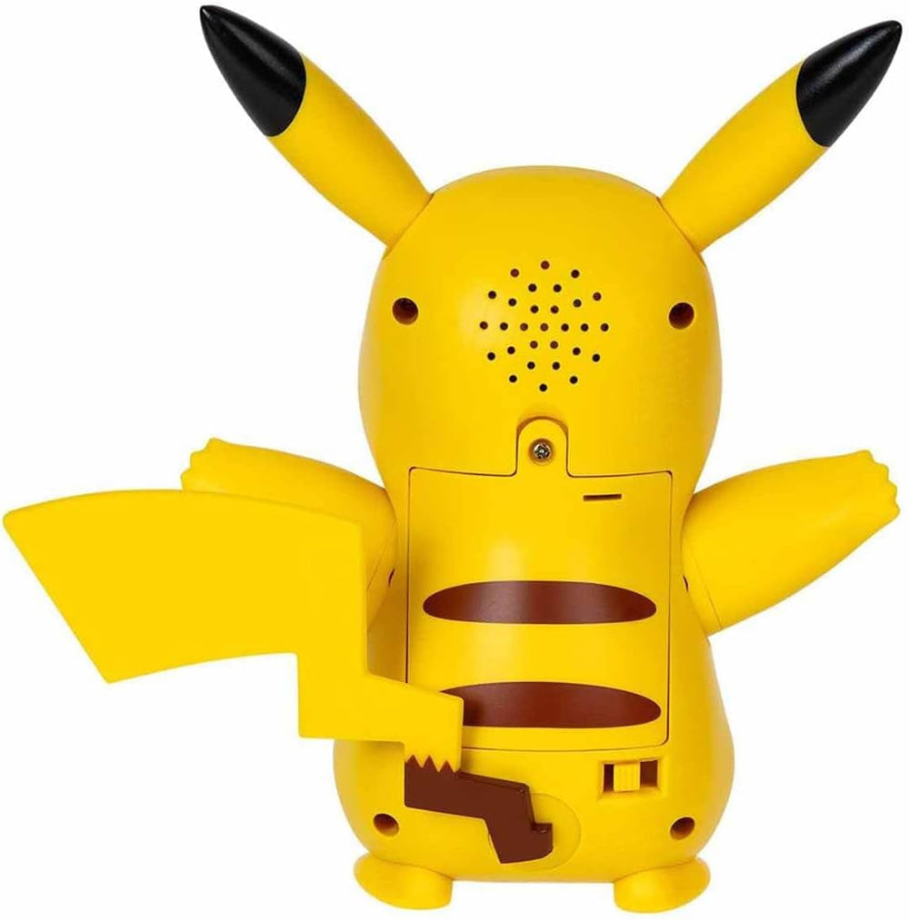 Pokémon PKW3330 - Deluxe Mon Partenaire Pikachu, Pikachu Officiel avec lumière, son et mouvement Figurines Naty Shop