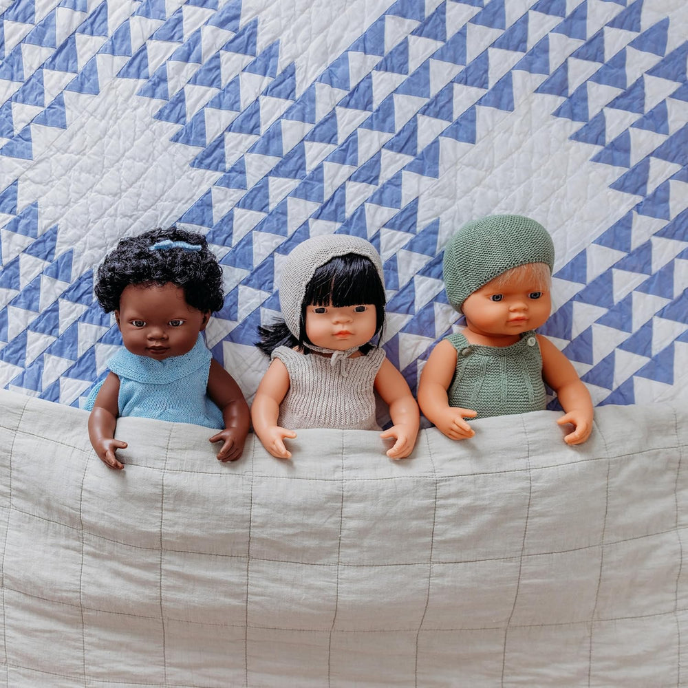 Miniland Babypuppe asiatique filles 38cm-31056, Zufällig