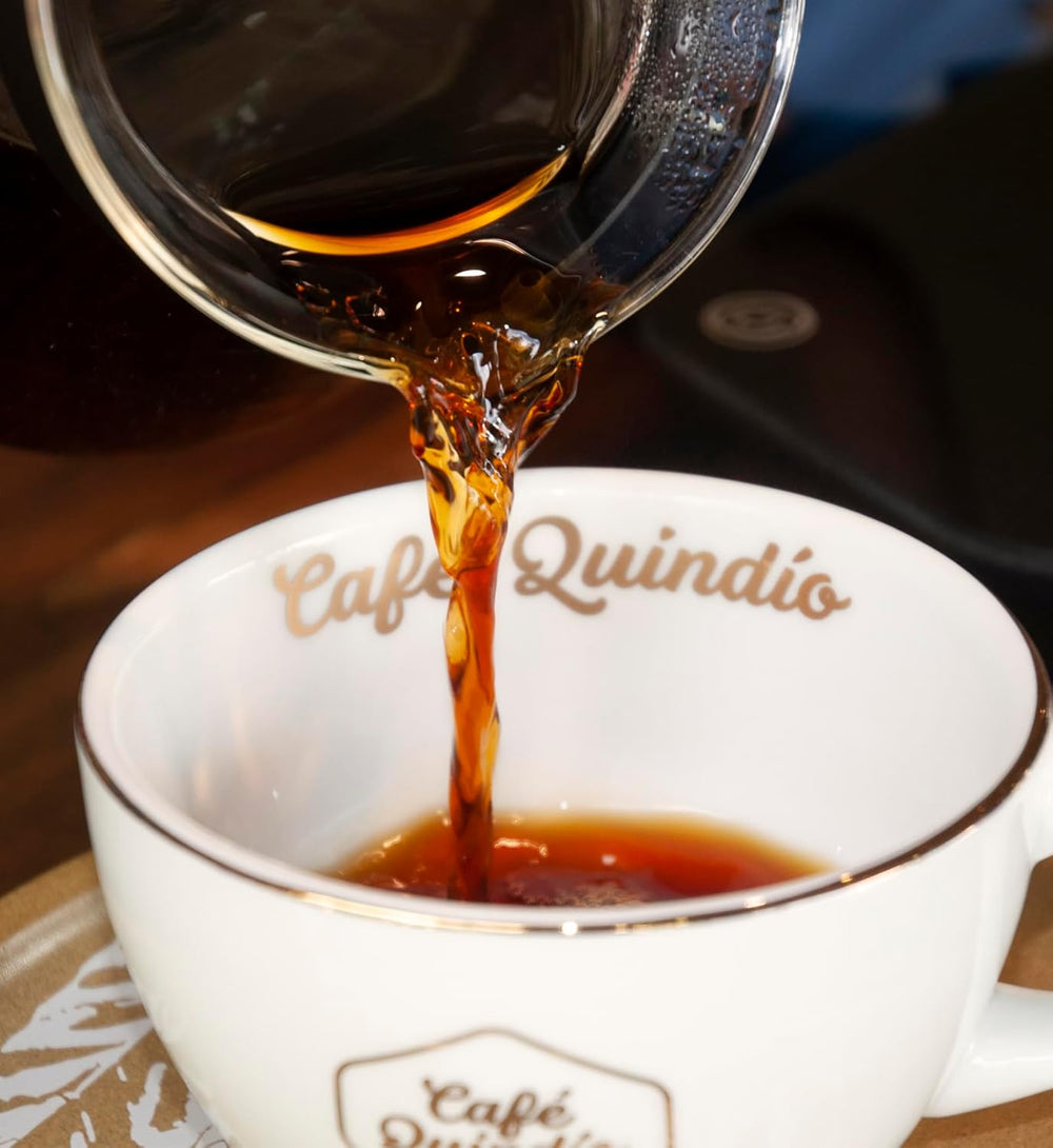Café de spécialité Café Quindio Bourbon Sidra - Café en grains 100% Arabica d'origine unique Colombie - aux notes naturelles de jasmin et de citron vert (250g) - idéal pour Chemex ou V60