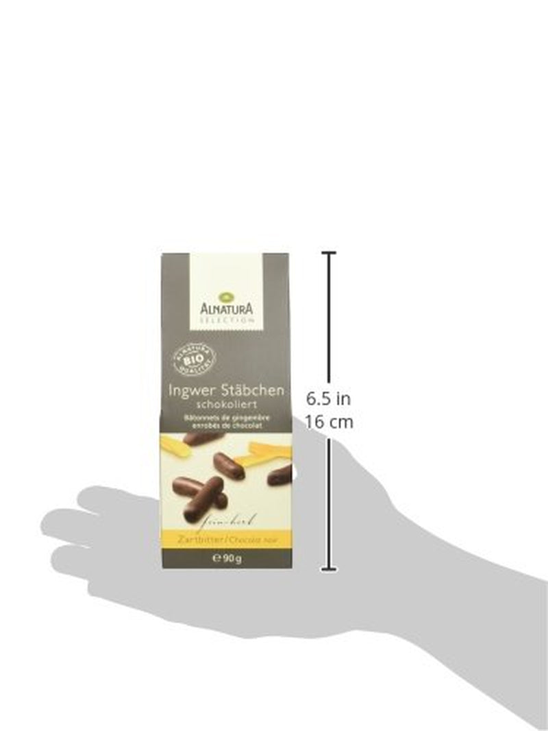 Barres de gingembre enrobées de chocolat bio Selection, 90g