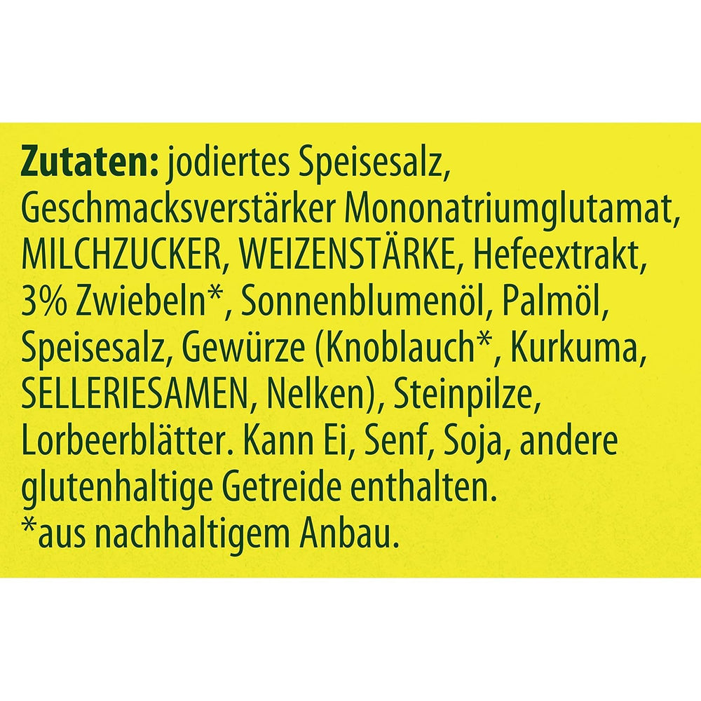Knorr Würzmittel Nachfüllpackung Aromat Gewürzmischung zum Verfeinern von Speisen für schnelle Gerichte 100 g 1 Stück