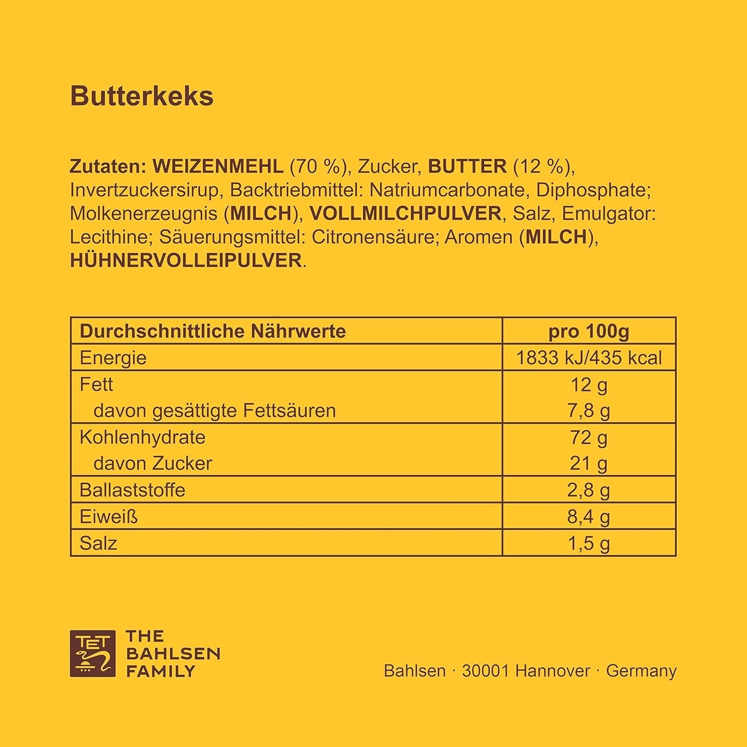 LEIBNIZ Biscuits au Beurre Original - Grand Paquet de 3 Biscuits au Beurre Emballés Individuellement (96 x 15g)