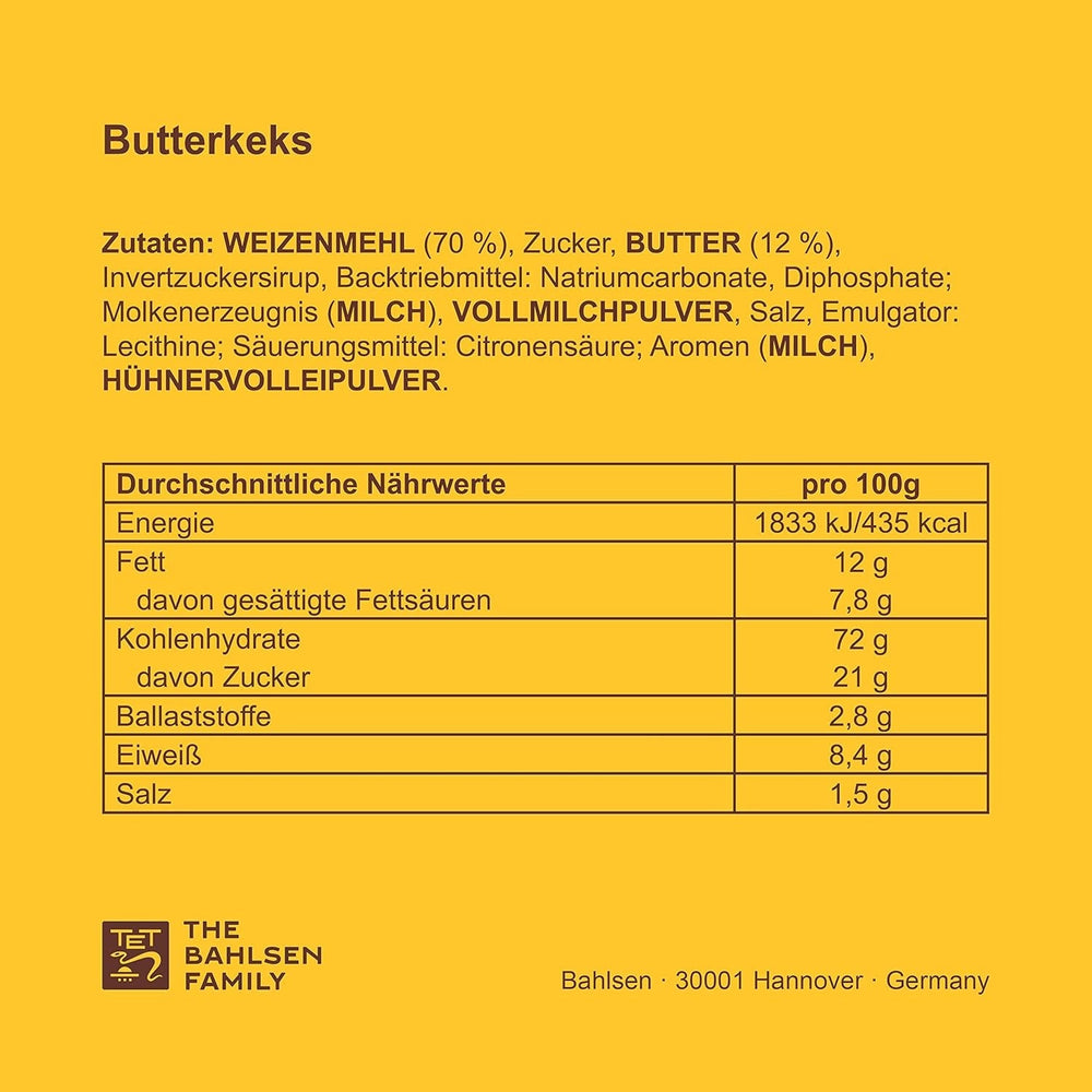 LEIBNIZ Biscuits au Beurre Original - Grand Paquet de 3 Biscuits au Beurre Emballés Individuellement (96 x 15g)