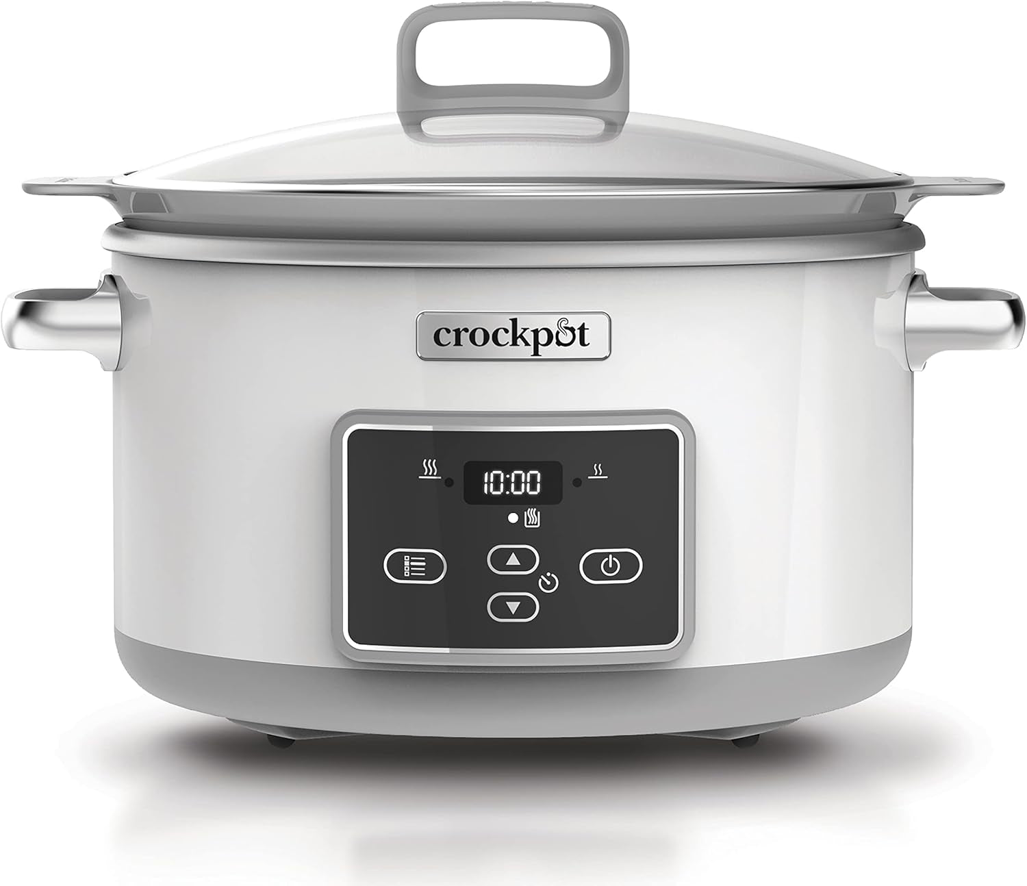 Mijoteuse numérique Crock-Pot Saute avec Duraceramic 5 litres, CSC026X Mijoteuse Naty Shop Blanc 5 litres
