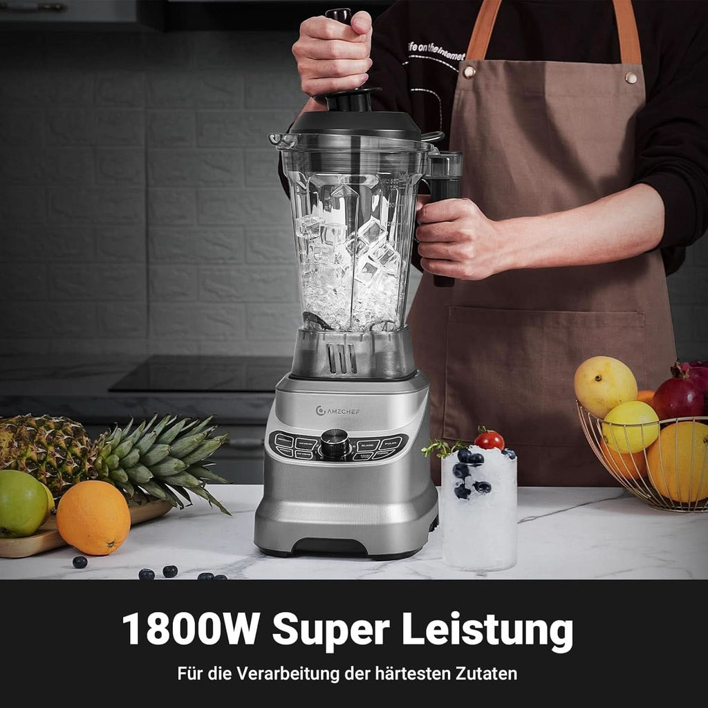 AMZ BOSS Professional Blender cu 8 viteze reglabile | Mixer de 1800W Mama si Copilul Naty Shop