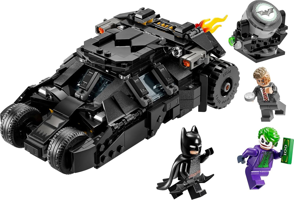 LEGO DC Batman : Batman Tumbler contre. Two-Face & Joker - Jouet de super-héros avec voiture Batmobile - Playset avec figurines - Cadeau pour garçons et filles à partir de 8 ans 76303 Jeux de construction Besuche den LEGO-Store