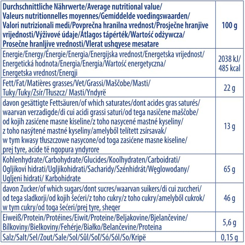 Manière napolitaine | Gaufres croustillantes végétaliennes à la crème de noisettes | 1 paquet (400 g)