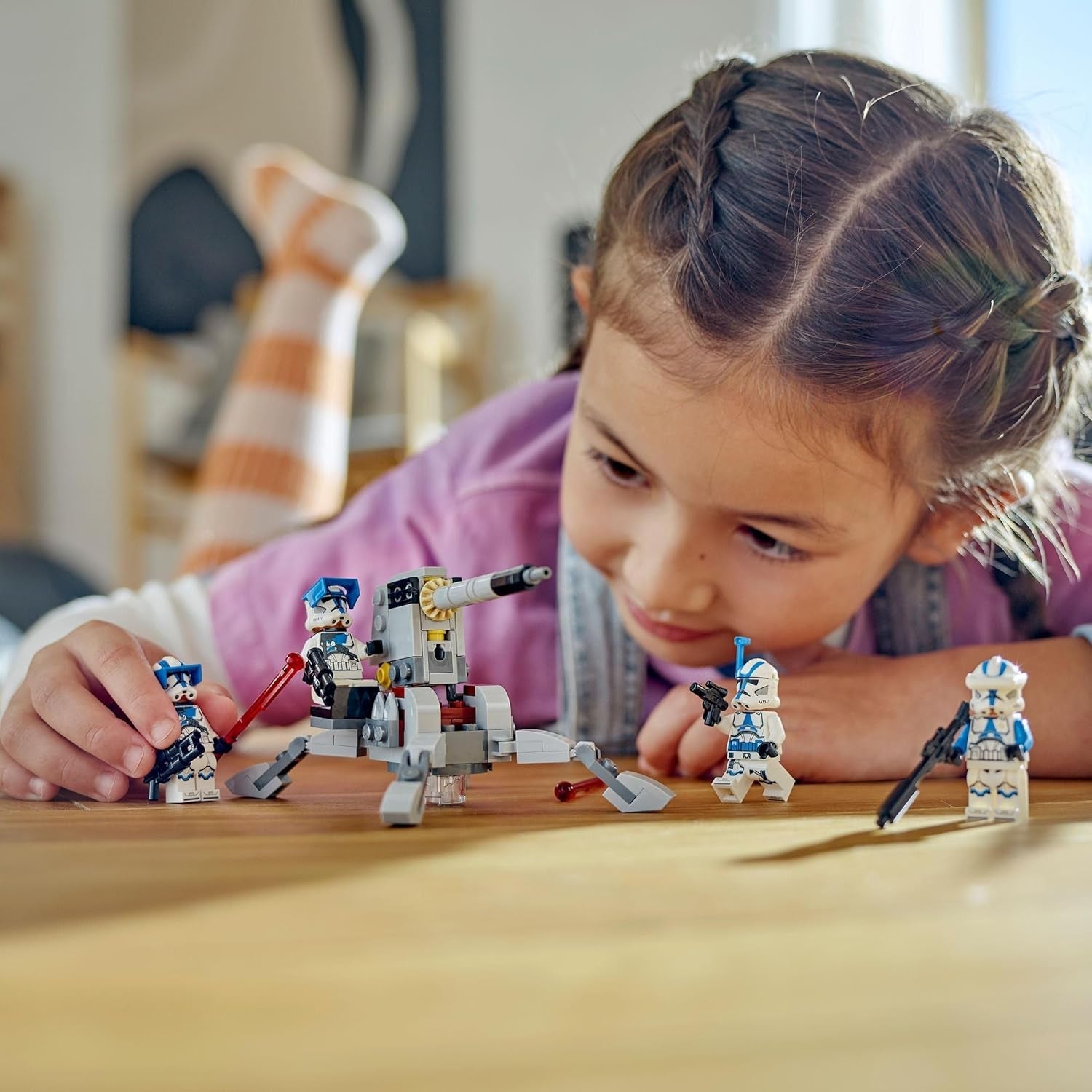 LEGO Star Wars 75345-501st Clone Troopers Battle Pack Set – Sammler Spielzeug mit Einer AV-7-Kanone und 4 Minifiguren – Geschenk für Jungs ab 6 Jahren und Fans von The Clone Wars