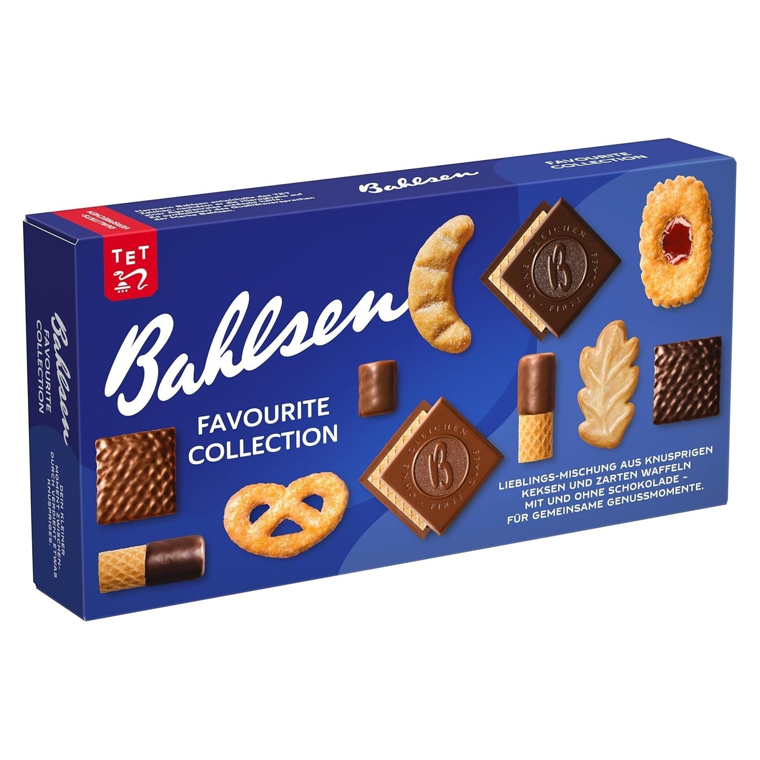 Bahlsen Favourite Collection S Pack de 6 Biscuits Croquants & Mélange de Gaufrettes Chocolat Noir Lait (6 x 161g / 966g)