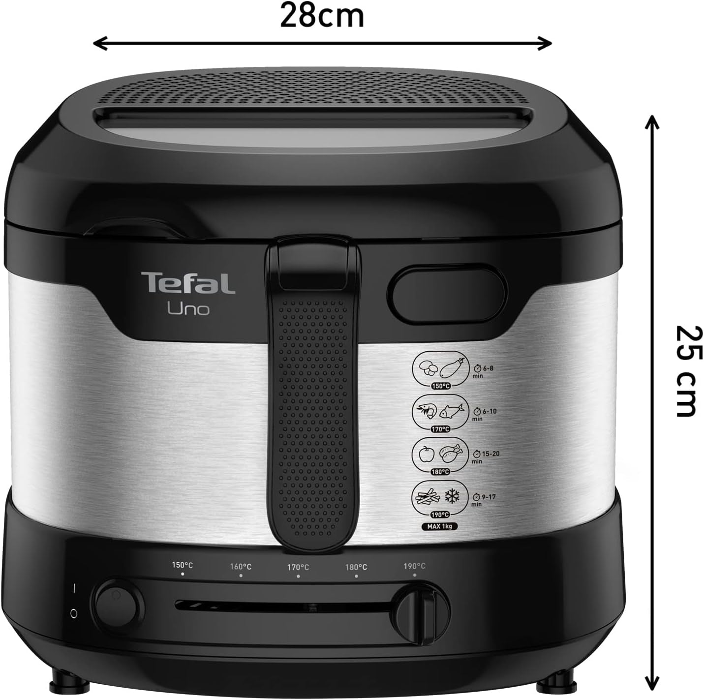 Friteuse Tefal Uno M FF215D, 1470 Watts, capacité: 1 kg électroménager Naty Shop