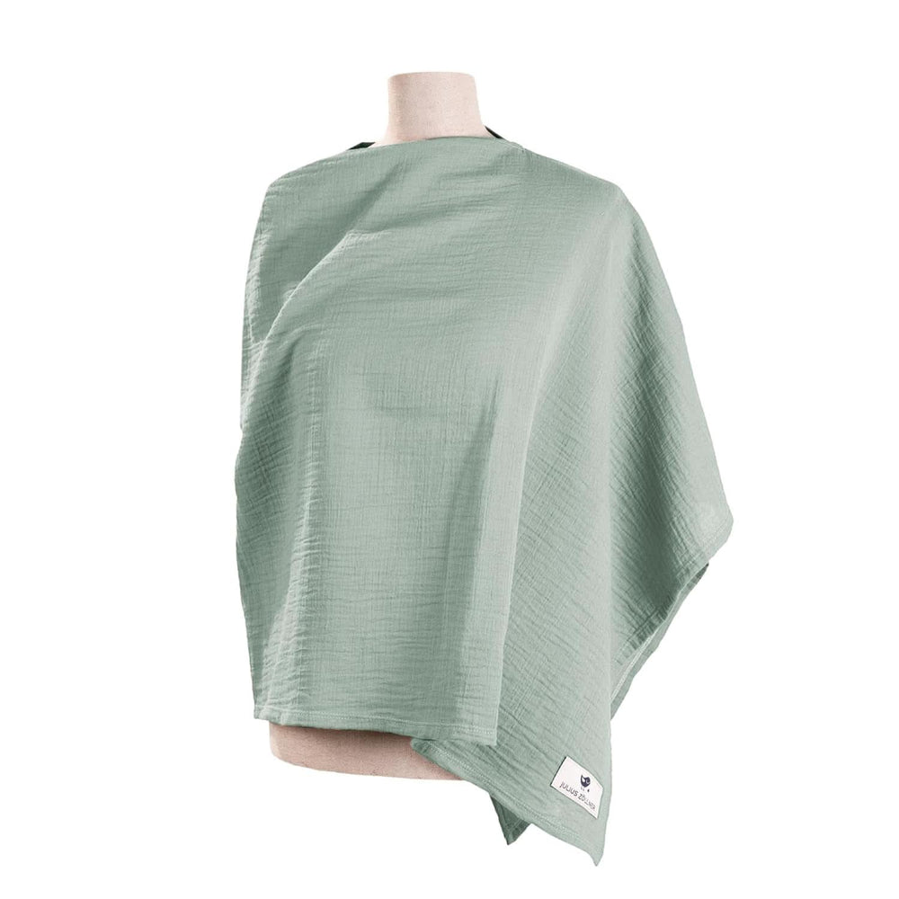 Blouse d'allaitement Julius Zöllner en mousseline 100% coton, OEKO-TEX STANDARD 100, Made in Germany Accessoires Alimentation et Allaitement Baby Naty Shop Vert
