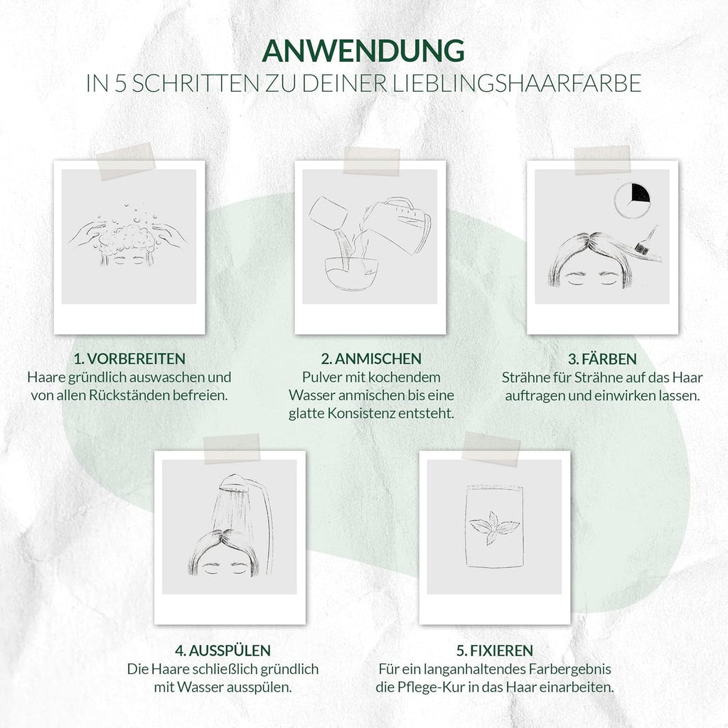 LOGONA Natural Cosmetics Vopsea de păr hrănitoare pe bază de plante, vopsea de păr vegană pudră cu henna organică pentru culoare intensă și strălucire, vopsea de păr pe bază de plante în blond cupru (blond), 1 x 100g Vopsea pentru par Naty Shop