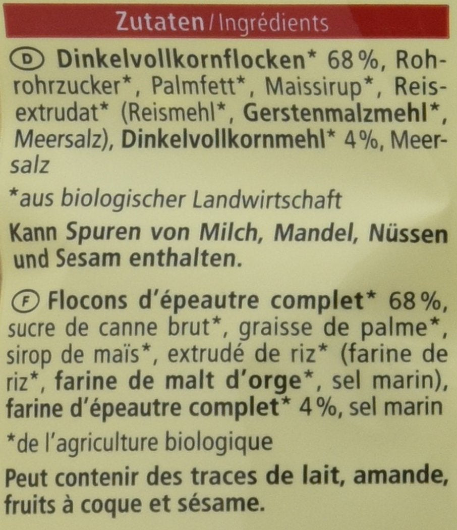 Orge croquant biologique, paquet de 3 (3 x 750 g)