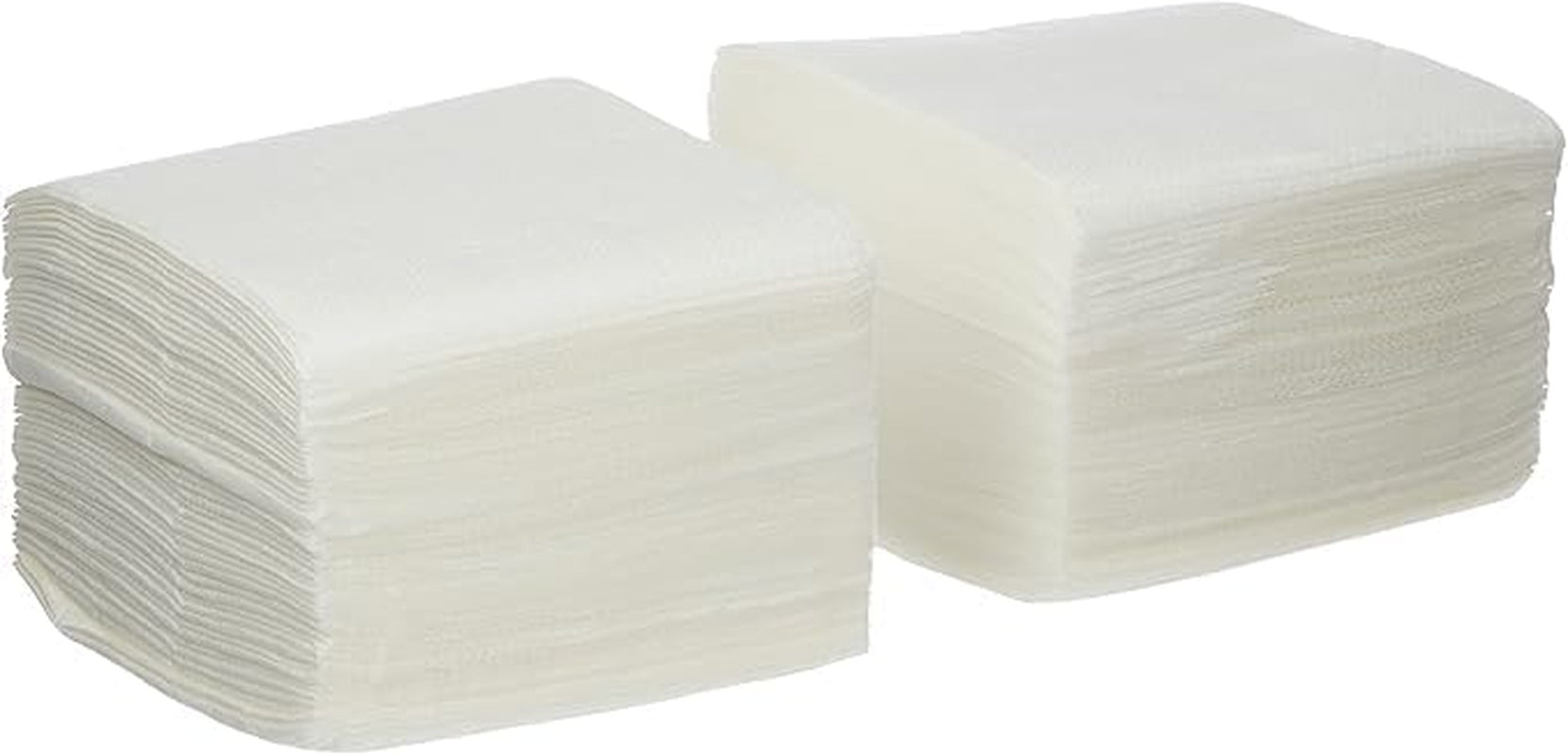 , Serviette cocktail en papier, pli 1/4, Dentelle, 150 Serviettes, Blanc