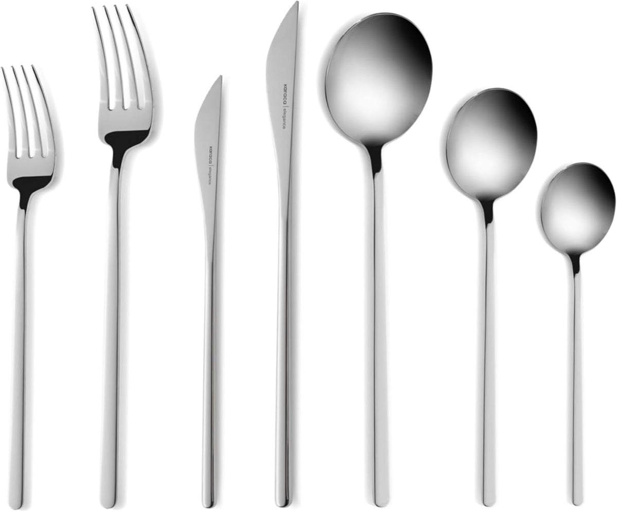 Karaca Focus Elegance, set de couverts 84 pièces, 12 personnes Cuisine Naty Shop