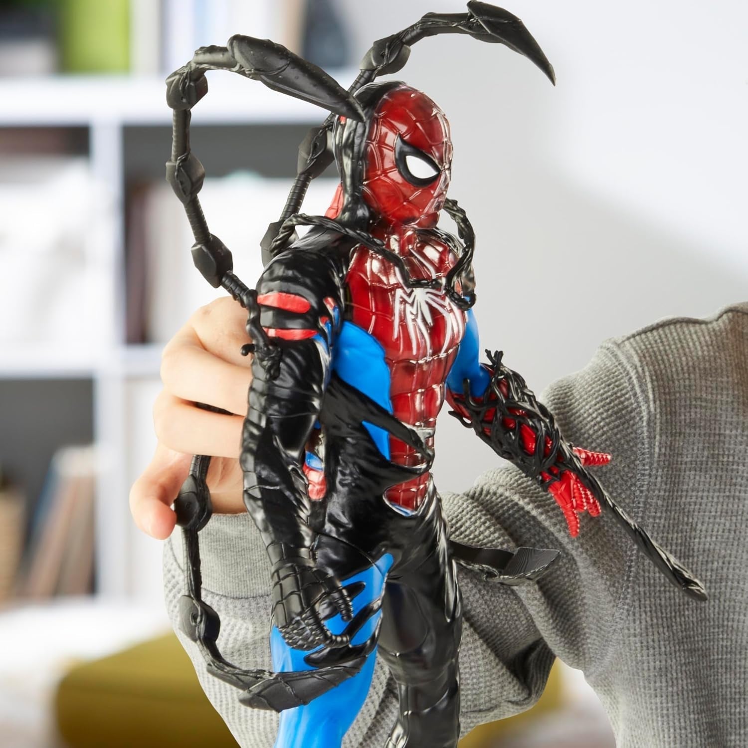 Marvel Spider-Man Venomversus Spider-Man Color Changer Figurine avec Accessoires Figurines Naty Shop