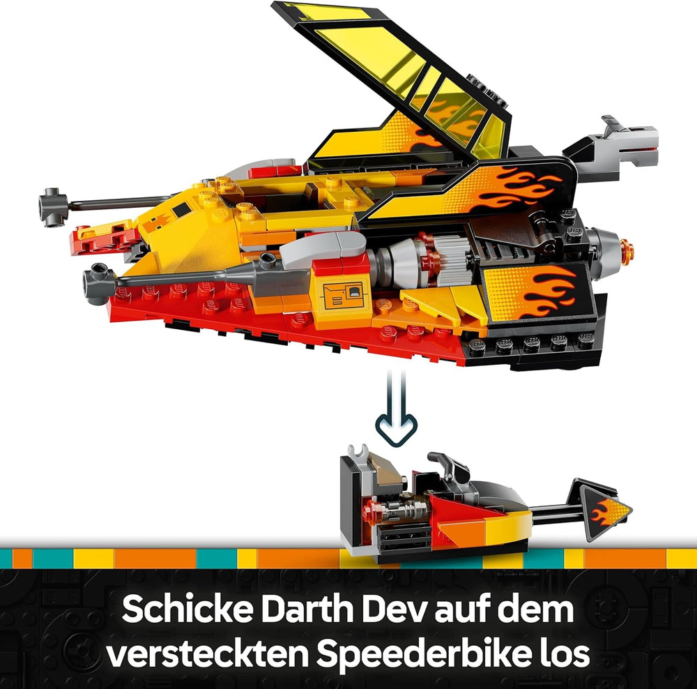LEGO Star Wars The Force Burner Snowspeeder – Spielzeug zum Bauen und Sammeln mit 3 Minifiguren mit Lichtschwertern & Speederbike - Geschenk für Jungen ab 7 Jahren & Rebuild the Galaxy Fans - 75414