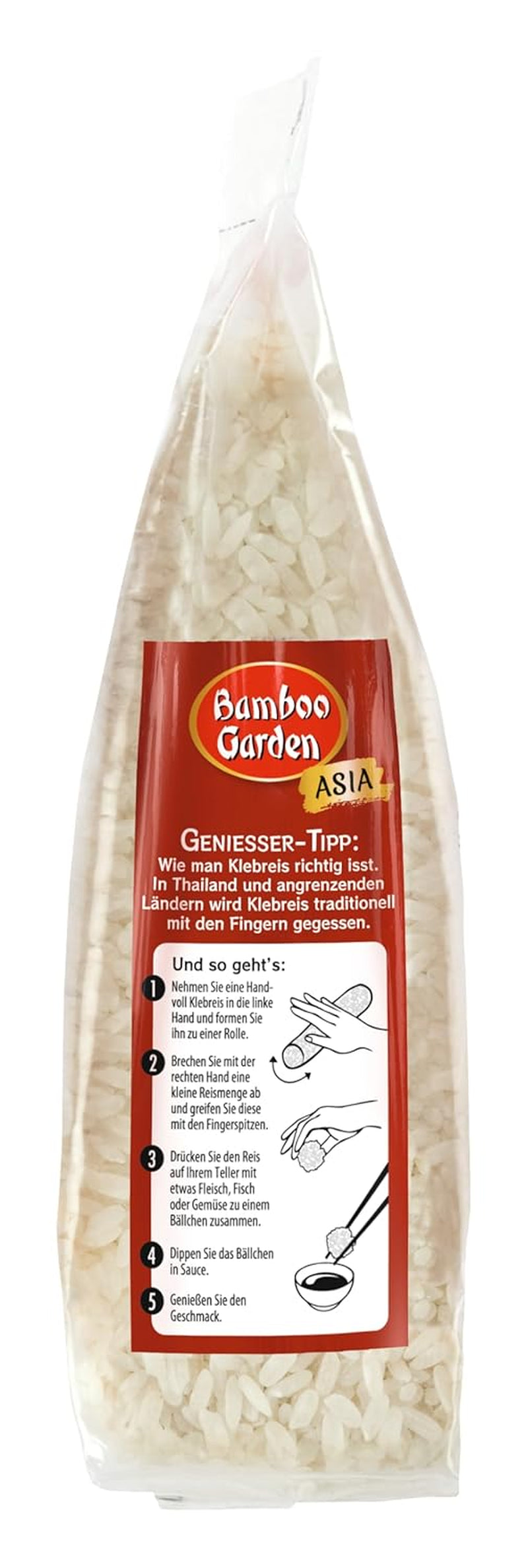 Bamboo Garden - Riz gluant, 500g par sachet