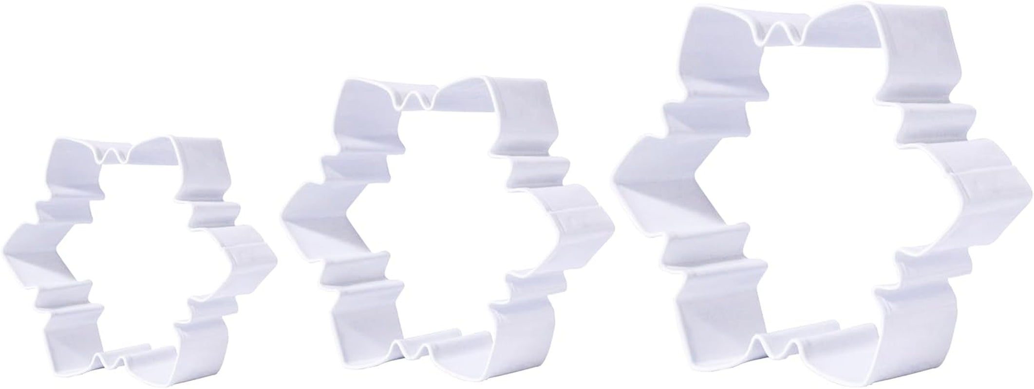 Lot de 3 emporte-pièces de Noël - Flocons de neige