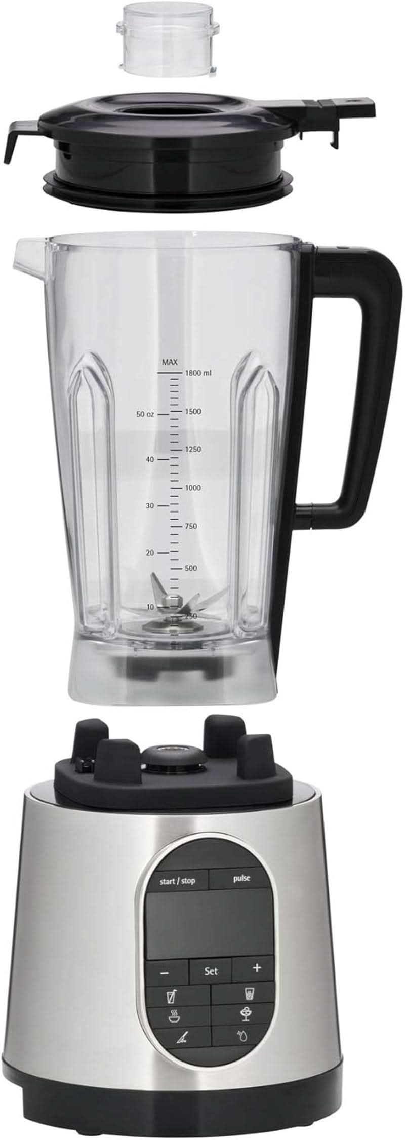 WMF Kult Pro Hochleistungs-Standmixer 1 600 Watt, 36 000 U/Min, Mixbehälter 1,8L, 6 programmes automatiques, Smoothie, Ice Crush et Interval-Funktion Mother and Child Naty Shop
