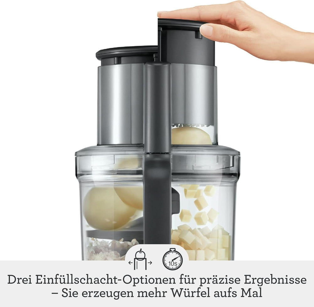 Sage Appliances SFP820 the Kitchen Wizz Peel Und Dice, Küchenmaschine, 2000 Watt Mère et Enfant Naty Shop