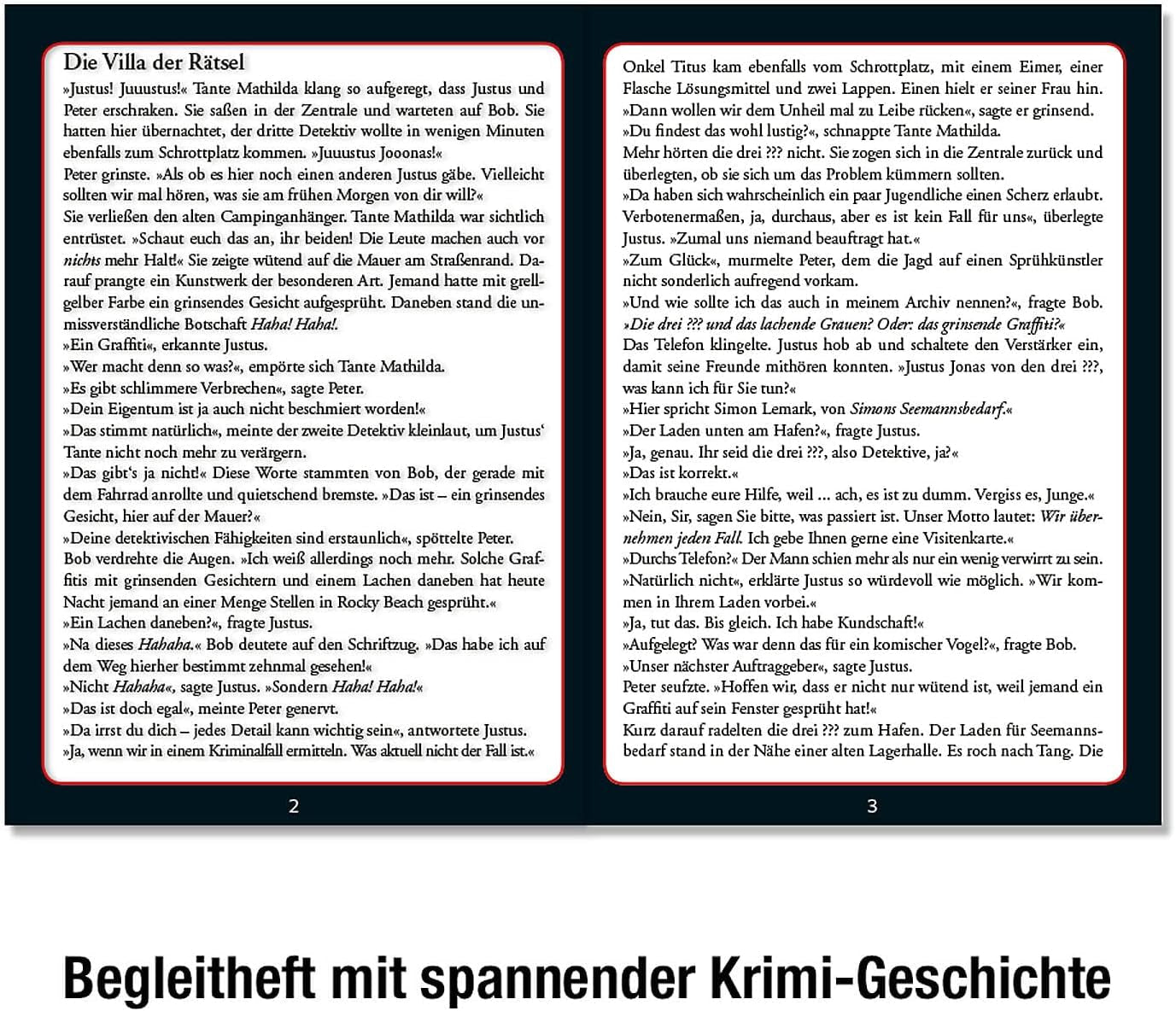 Les Trois ??? - Puzzle Crime - La Villa des Puzzles Par KOSMOS 697976, 300 pièces, Brille dans le noir, Avec lampe UV, Lecture, Puzzle, Résolution de puzzles, Puzzle Détective A partir de 10 ans Puzzle Naty Shop