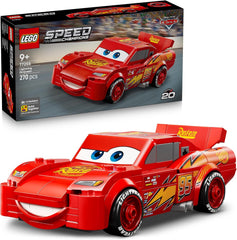 LEGO Speed Champions | Lightning McQueen - Spielzeug zu Cars von Disney Pixar - DIY Deko für Kinderzimmer - Auto Spielset - Kreatives Geschenk für Mädchen, Jungen und Autofans ab 9 Jahren - 77255
