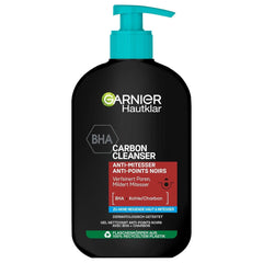 Garnier Charcoal Cleanser Gel Nettoyant Visage Contre Points Noirs & Boutons 250 ml Douche & Bain Naty Shop