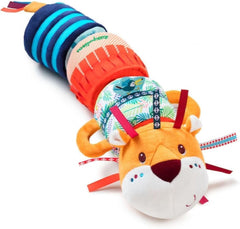 Lilliputiens - Rouleau sonore Jack Velcro - Jouet d'activité coloré pour bébé avec différents sons et hochets amovibles - Favorise l'écoute et la motricité - A partir de 6 mois - 83064 Jouets pour bébés Naty Shop