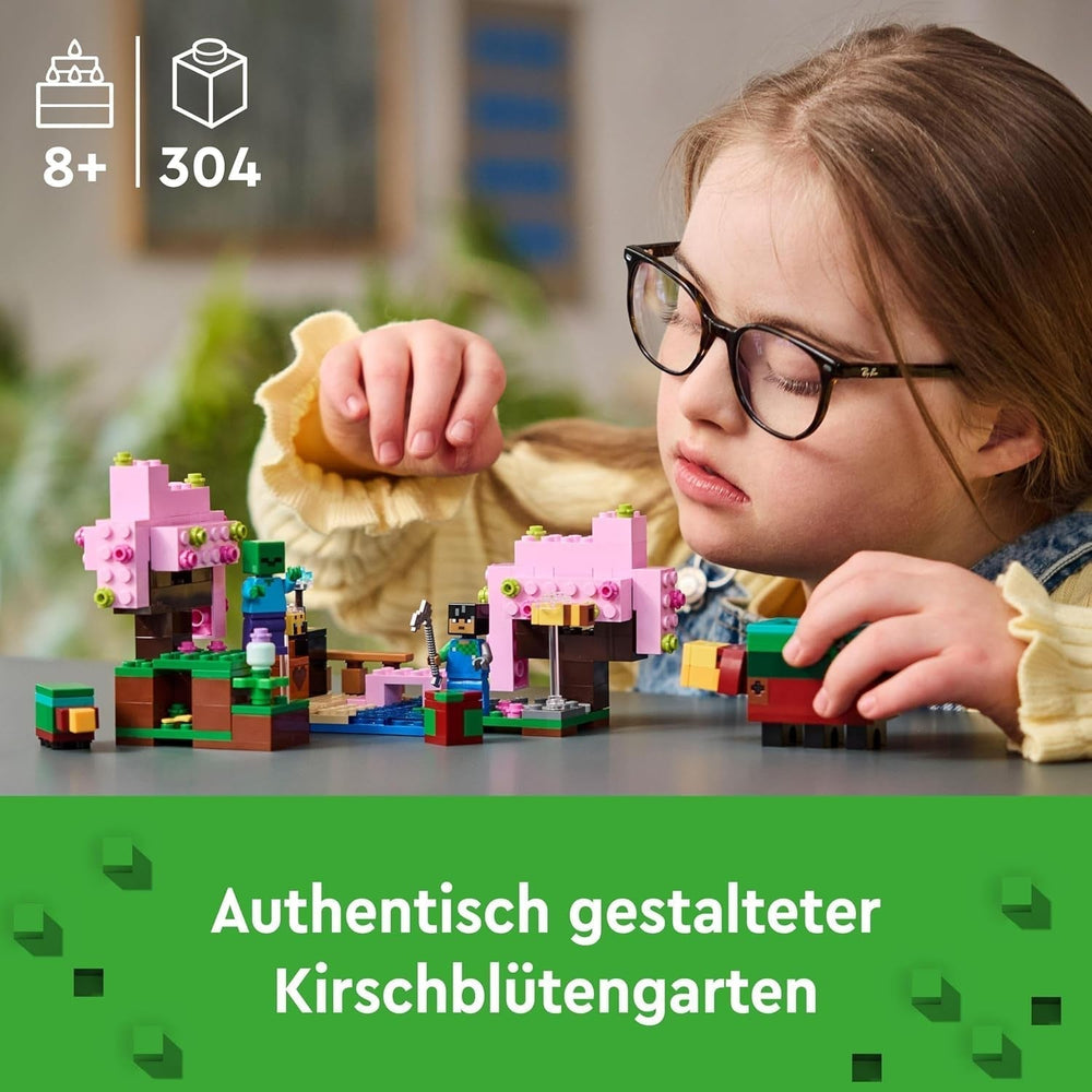 LEGO Minecraft Jardin de jouets du verger de cerisiers en fleurs à explorer avec Sunny, Sniffer, Zombie et Bees Gamer Cadeau pour garçons et filles de 8 ans 21260 Jeux de construction Beuche den LEGO-Store