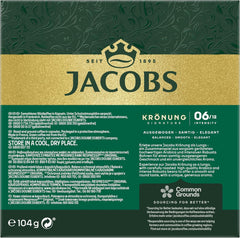 Jacobs Café capsules café crème, intensité 6/12, 10 x 20 tasses, capsules de café compatibles Nespresso*, 200 capsules