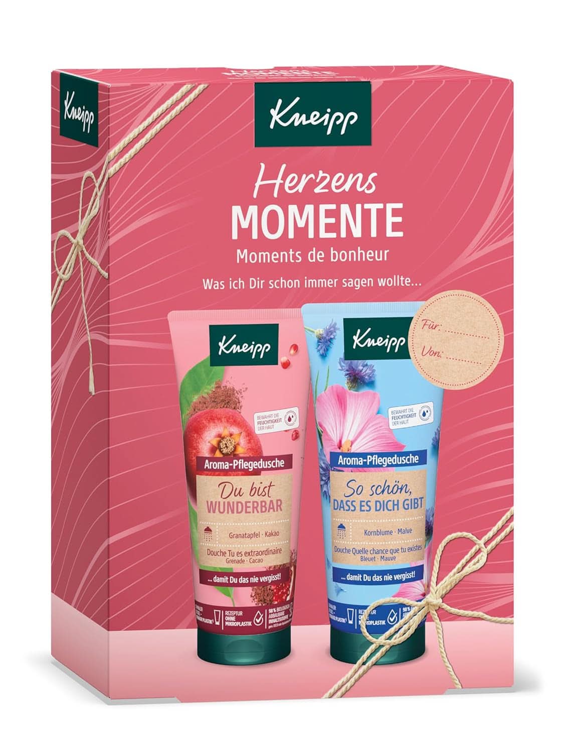 Kneipp Coffret Cadeau de 2 Gels Douche Aromathérapie 2 x 200 ml Douche & Bain Naty Shop