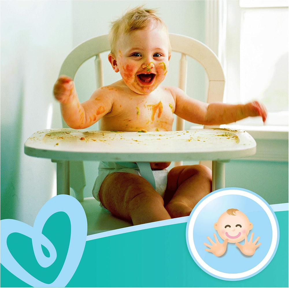 Pampers Fresh Clean Baby Wipes 81688041, 3x52 pièces, (lingettes pour bébé, sac en plastique, fille/garçon, turquoise, blanc, Allemagne, 896,7 g)