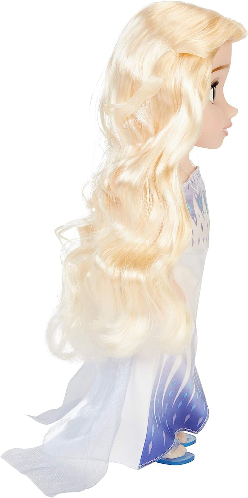 Disney Frozen 2 ELSA die Schneekönigin-Puppe – 35 cm große, bewegliche Puppe in kultigem Modekleid und mit langem wallendem Haar für zusätzliches Spielvergnügen, für Mädchen ab 3 Jahren, 214894