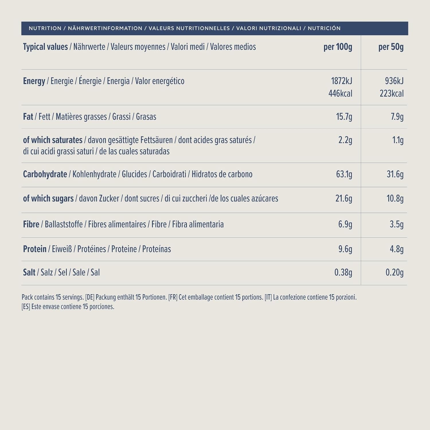 Muesli croquant aux fruits et noix d'Amazonie, 750 g