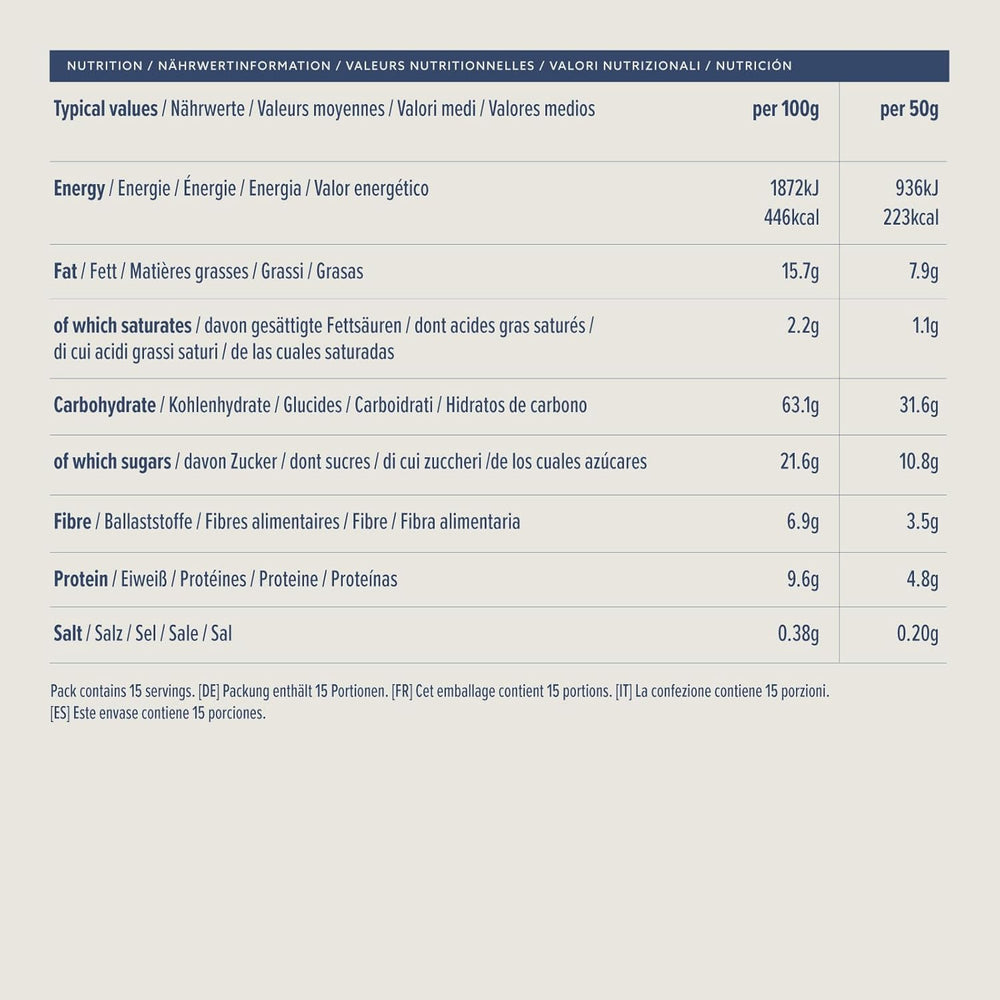 Muesli croquant aux fruits et noix d'Amazonie, 750 g
