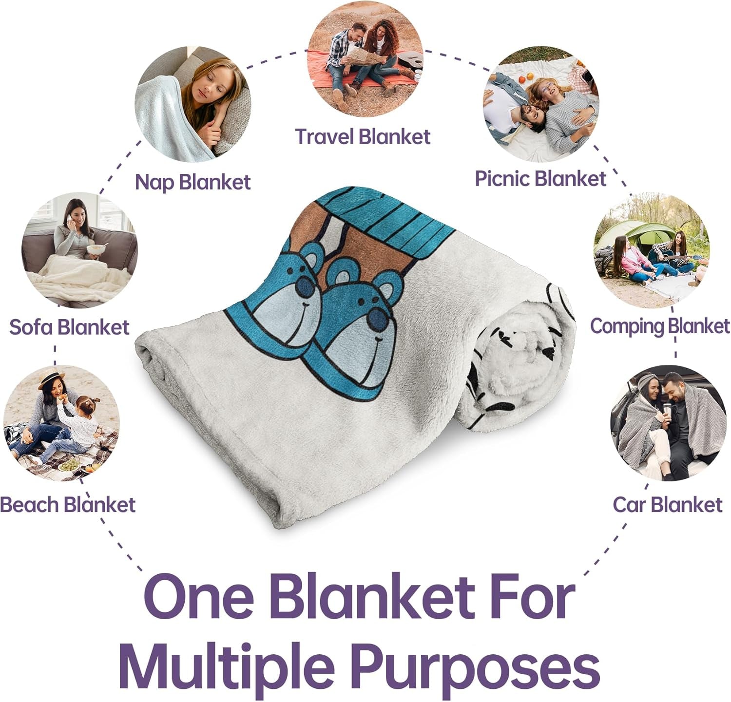 Cadeau grand-père Masuecoin, cadeau d'anniversaire grand-père, idées cadeaux pour grand-père, couvertures en flanelle de 50 à 60 pouces, cadeau pour grand-père, cadeau pour grand-père de Noël. Lits et couvertures musaecoin