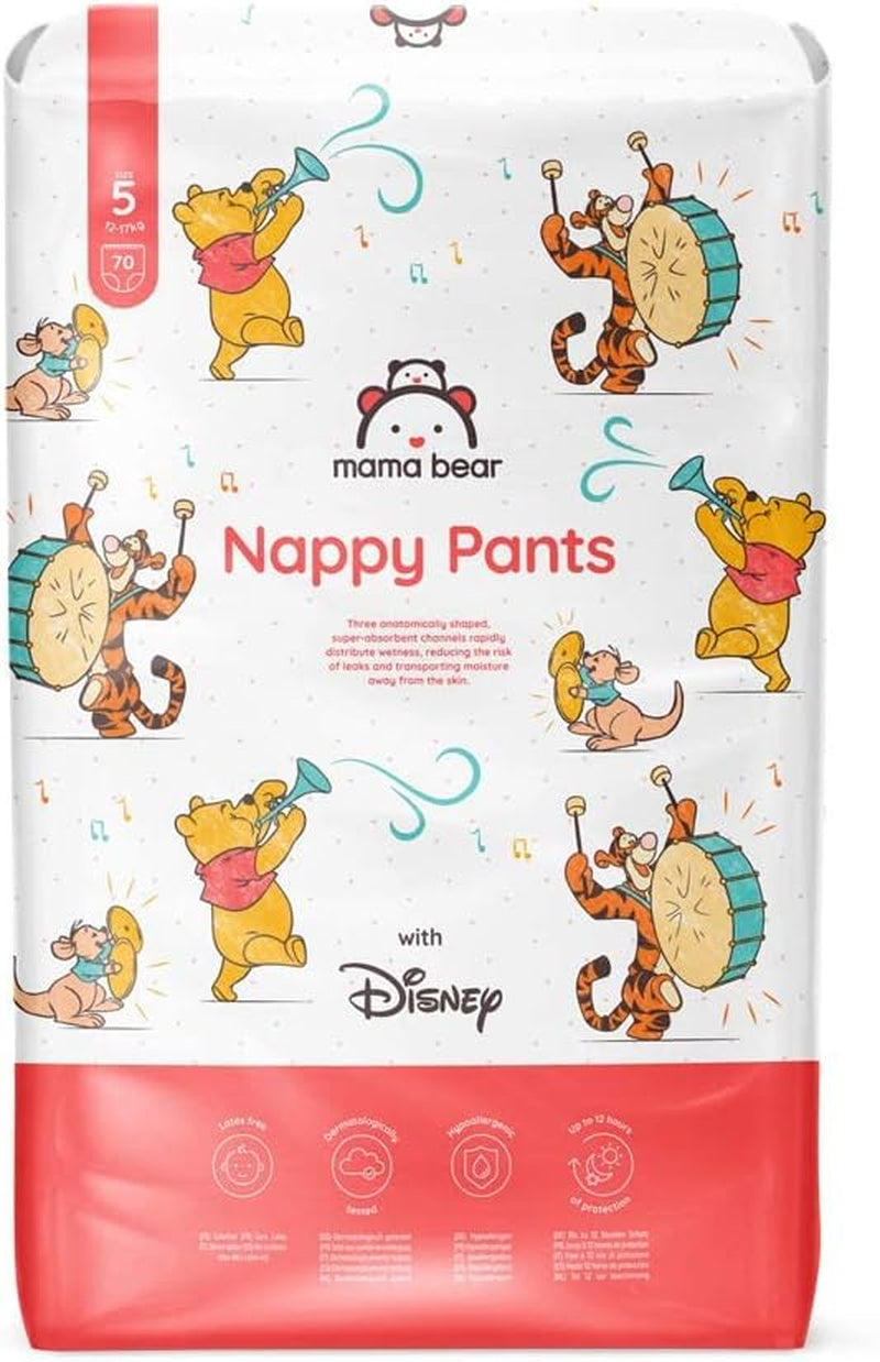 Marque Amazon : Mama Bear Disney Taille 6 (15+ kg) - Pack mensuel, Blanc, 120 pièces (2 paquets de 60)