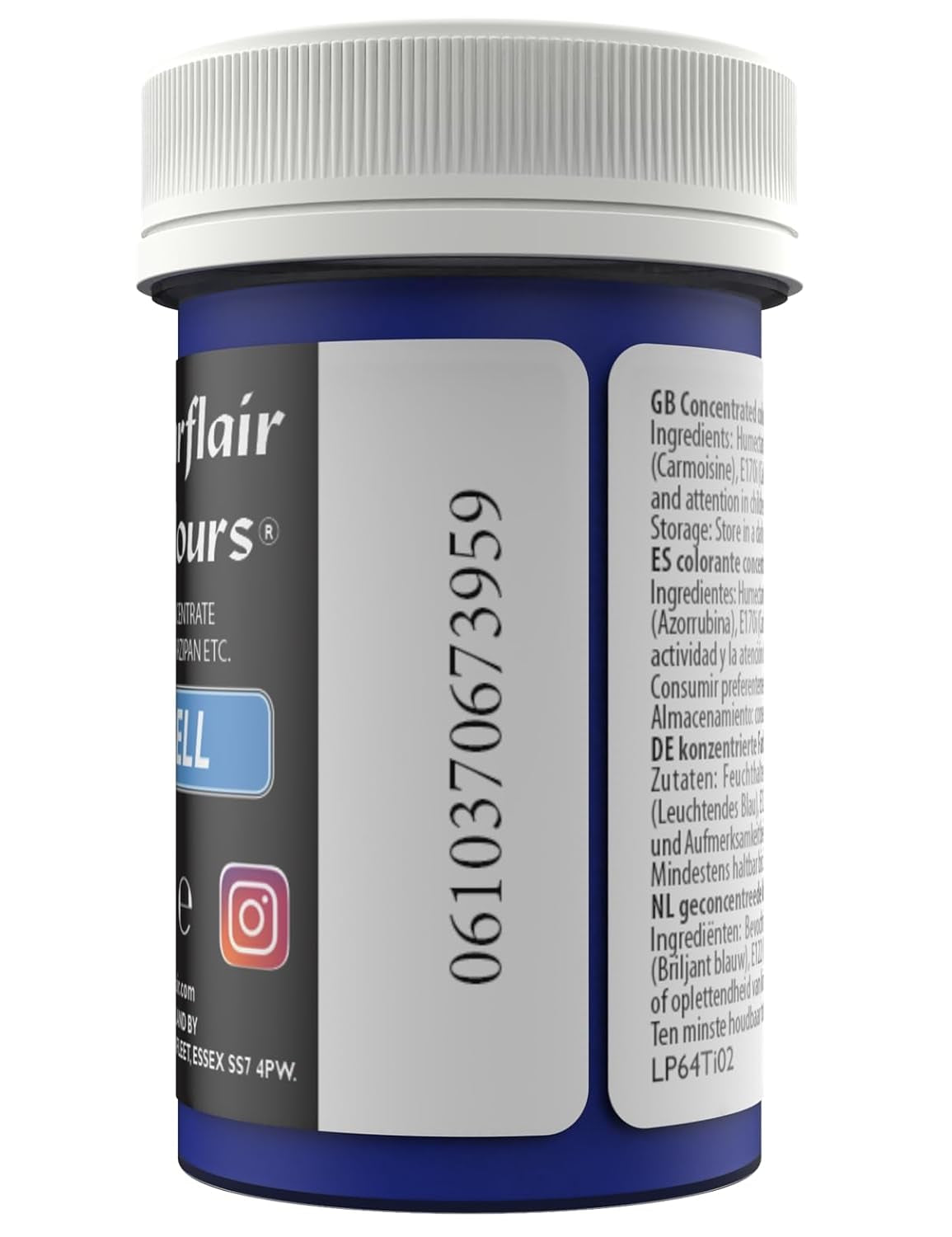 Sugarflair Colorant Alimentaire Pastel pour Pâtes, Bleu Cloche, Colorant Alimentaire pour Pâtes, Fondant et Massepain, Couleurs Concentrées Spectrales - 25g